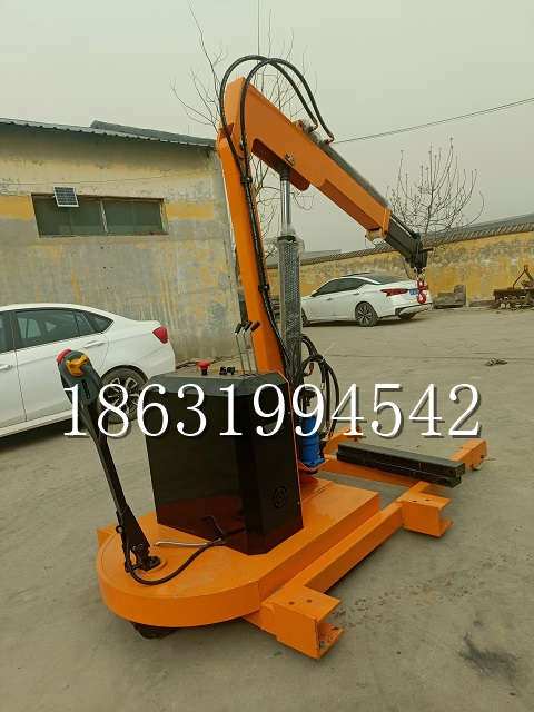 西昌市自卸车厢随车吊 自制轮式四不像起重机 四驱平板吊 5吨 贵盛